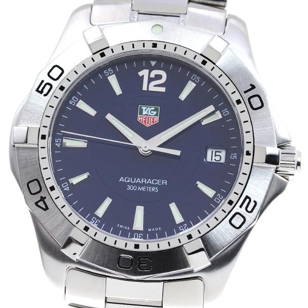 ベルト訳あり タグホイヤー TAG HEUER WAF1113 アクアレーサー デイト クォーツ メ...