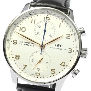 IWC SCHAFFHAUSEN IW371445 ポルトギーゼ クロノグラフ 自動巻き メンズ _804893｜closer0510