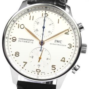 ベルト訳あり IWC IWC SCHAFFHAUSEN IW371445 ポルトギーゼ クロノグラフ...