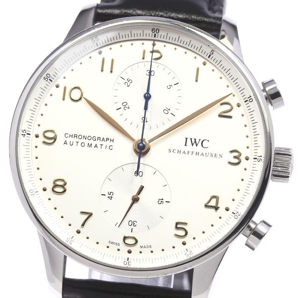 IWC IWC SCHAFFHAUSEN IW371445 ポルトギーゼ クロノグラフ 自動巻き メ...