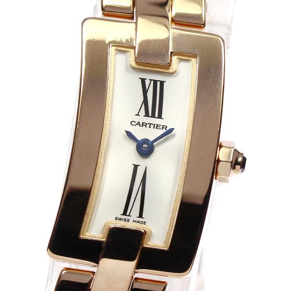 カルティエ CARTIER W700023J バレリーナ K18PG クォーツ レディース 美品 _...