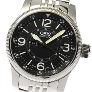 オリス ORIS 7660-40 ビッグクラウン タイマー デイデイト 自動巻き メンズ 良品 保証...