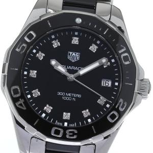 タグホイヤー TAG HEUER WAY131C アクアレーサー 11Pダイヤ クォーツ レディース...