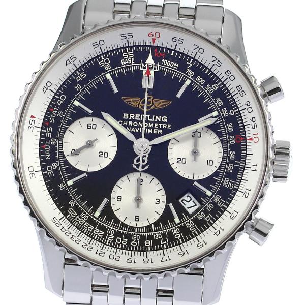 ブライトリング BREITLING A23322 ナビタイマー クロノグラフ 自動巻き メンズ 良品...