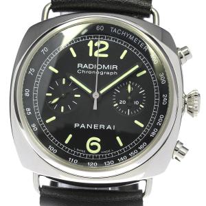 パネライ PANERAI PAM00288 ラジオミール クロノグラフ 自動巻き メンズ 良品 保証書付き_808630