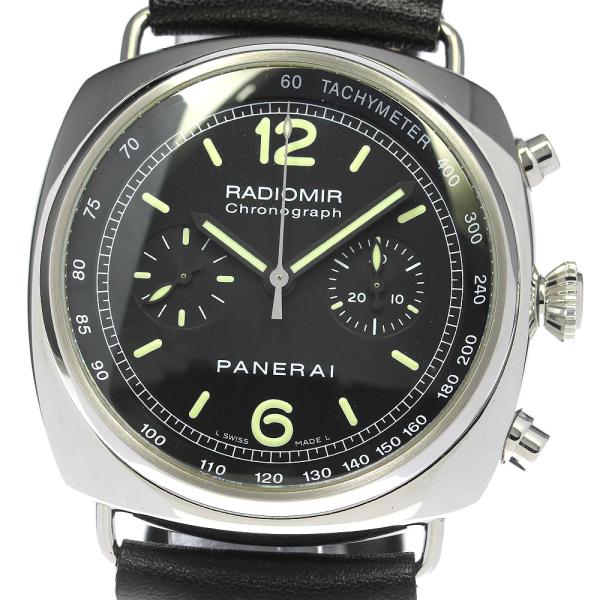 パネライ PANERAI PAM00288 ラジオミール クロノグラフ 自動巻き メンズ 良品 保証...