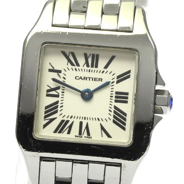 カルティエ CARTIER W25064Z5 サントス ドゥ モワゼルSM クォーツ レディース _...