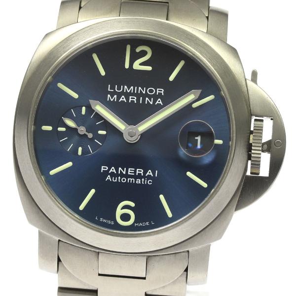 パネライ PANERAI PAM00283 ルミノール マリーナ デイト 自動巻き メンズ 良品 箱...