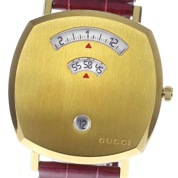 グッチ GUCCI 157.3 グリップ デイト クォーツ メンズ 良品 _811957