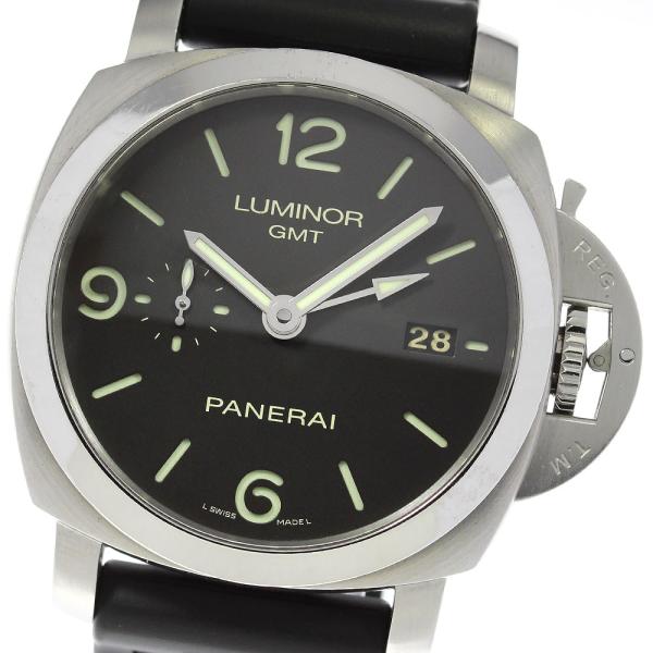 訳あり パネライ PANERAI PAM00320 ルミノール 1950 3デイズ GMT 自動巻き...