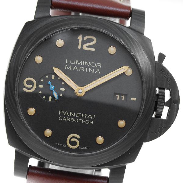 パネライ PANERAI PAM00661 ルミノールマリーナ 1950 カーボテック デイト 自動...