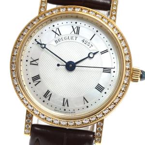 ブレゲ Breguet 8068BA クラシック K18YG ダイヤベゼル 自動巻き レディース _816770