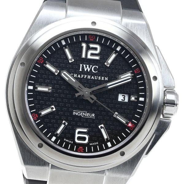 IWC SCHAFFHAUSEN IW323601 インヂュニア デイト 自動巻き メンズ 美品 保...