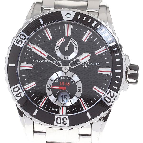 ユリス・ナルダン Ulysse Nardin 263-10 マリーンダイバー パワーリザーブ 自動巻...