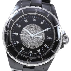 シャネル CHANEL H1757 J12 黒セラミック センターダイヤ 自動巻き メンズ _821623