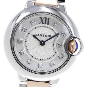 Cartier カルティエ CARTIER WE902052 バロンブルーSM K18PGコンビ 11P  