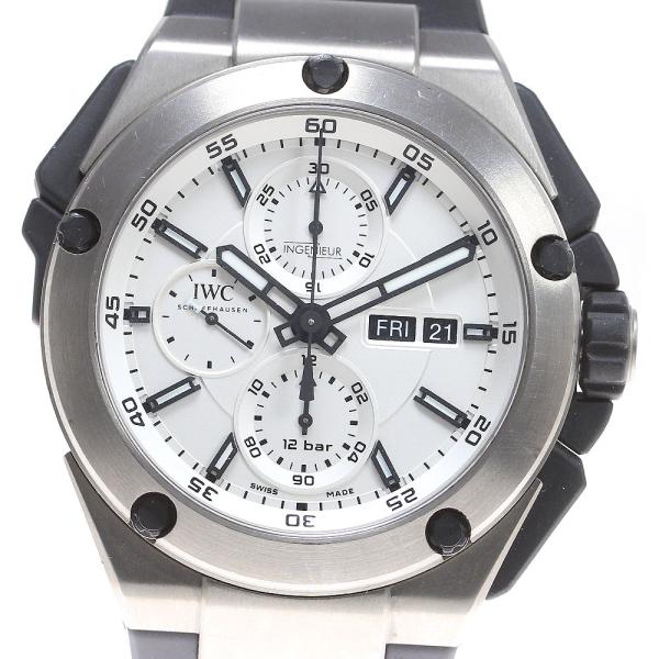IWC IWC SCHAFFHAUSEN IW386501 インジュニア ダブルクロノグラフ 自動巻...