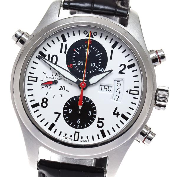 IWC IWC SCHAFFHAUSEN IW371803 パイロットウォッチ ダブルクロノグラフ ...