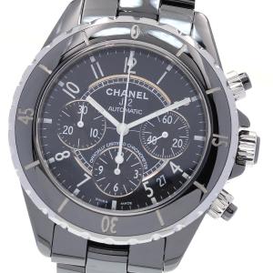 CHANEL シャネル H0940 J12 41MM クロノグラフ 黒セラミック アフター  