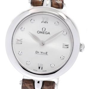 オメガ OMEGA 1841.55.11 コンステレーション クアドラ 4Pダイヤ クロノグラフ クォーツ レディース 箱・保証書付き_877024【ev20】 OMEGA - オメガ OMEGA 1841.55.11 コンステレーション クアドラ 4P