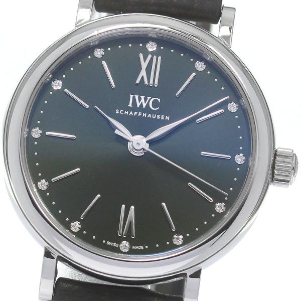 IWC SCHAFFHAUSEN IW357412 ポートフィノ オートマティック 34 12Pダイ...