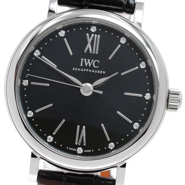 IWC IW357412 ポートフィノ オートマティック 34 12Pダイヤ 自動巻き レディース ...