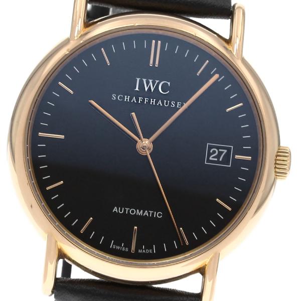 IWC IWC SCHAFFHAUSEN IW353320 ポートフィノ K18PG 自動巻き メン...
