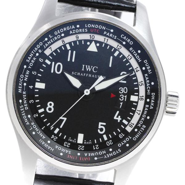 IWC SCHAFFHAUSEN IW326201 パイロットウォッチ ワールドタイマー デイト 自...