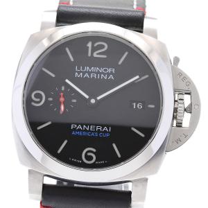 パネライ PANERAI PAM00732 ルミノールマリーナ 1950 ソフトバンクチームジャパン 自動巻き メンズ 良品 保証書付き_834367