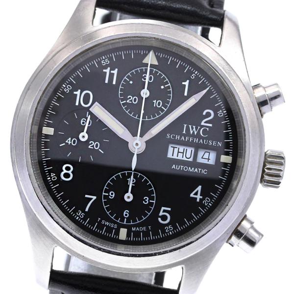 IWC SCHAFFHAUSEN IW370603 フリーガー クロノグラフ デイデイト 自動巻き ...