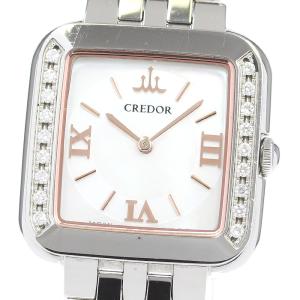 セイコー SEIKO GSTE819/1E70-0DR0 クレドール シグノ ダイヤベゼル クォーツ レディース 保証書付き_945566 SEIKO - セイコー SEIKO GSTE819/1E70-0DR0 クレドール シグノ ダイヤ