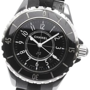 CHANEL シャネル H3828 J12 インテンスブラック クォーツ レディース  