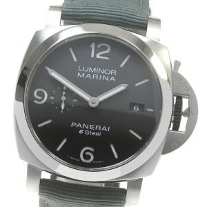 パネライ PANERAI PAM01358 ルミノールマリーナ eSteel Grigio Roccia スモールセコンド 自動巻き メンズ 美品 箱・保証書付き_842339