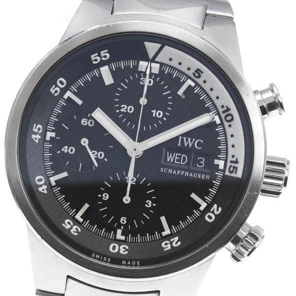 IWC SCHAFFHAUSEN IW371908 アクアタイマー クロノグラフ 自動巻き メンズ ...