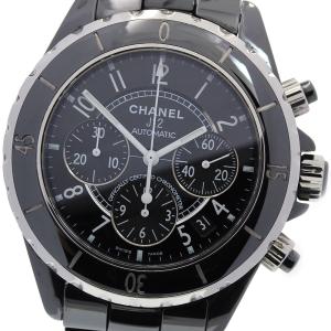 CHANEL シャネル H0940 J12 黒セラミック 41MM クロノグラフ 自動巻き  