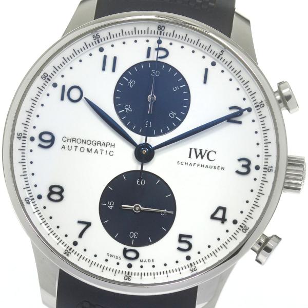 IWC SCHAFFHAUSEN IW371620 ポルトギーゼ クロノグラフ 自動巻き メンズ 箱...