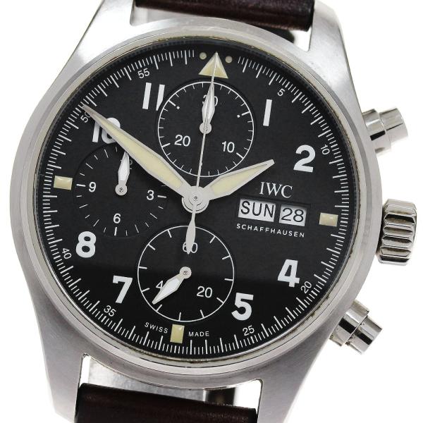 IWC SCHAFFHAUSEN IW387903 パイロットウォッチ スピットファイア クロノグラ...