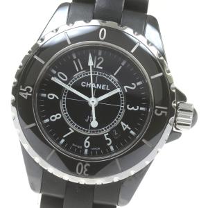 シャネル CHANEL H0681 J12 黒セラミック クォーツ レディース _845972