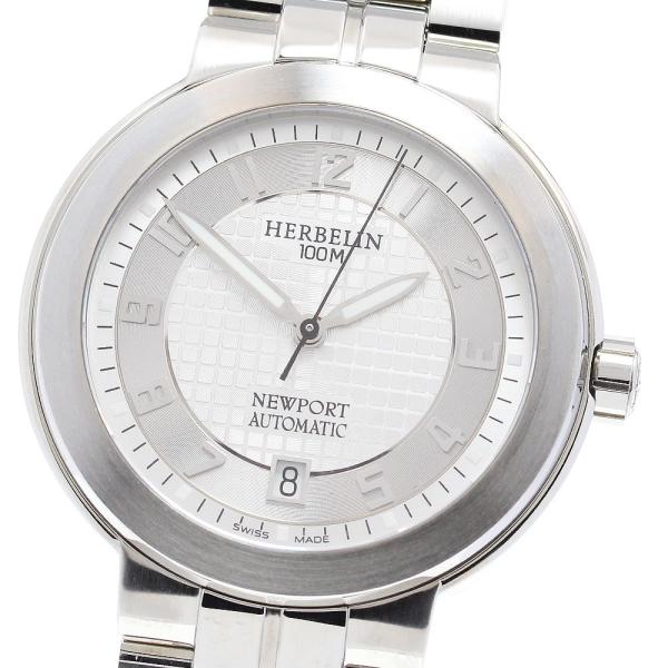 ミッシェル エルブラン MICHEL HERBELIN ニューポート 裏スケルトン 自動巻き メンズ...