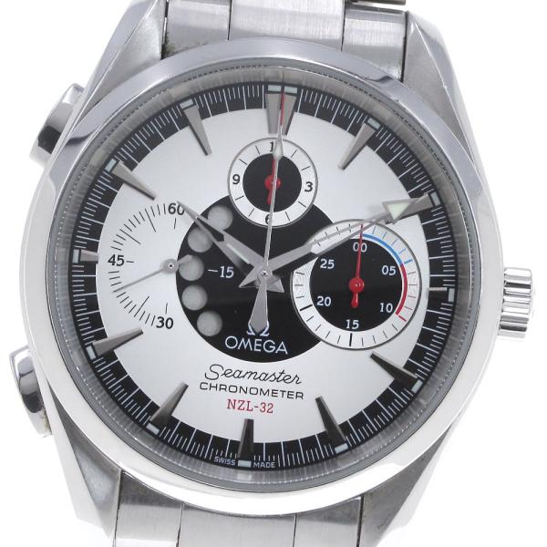オメガ OMEGA 2513.30 シーマスター アクアテラ クロノグラフ NZL-32 自動巻き ...