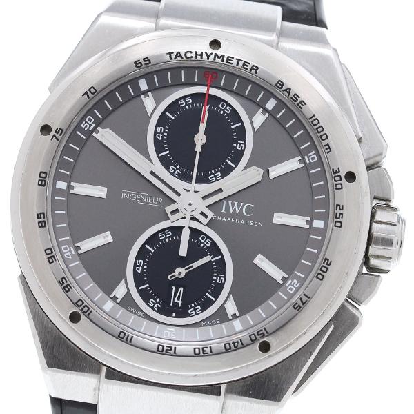 IWC SCHAFFHAUSEN IW378507 インジュニア クロノグラフ レーサー デイト 自...
