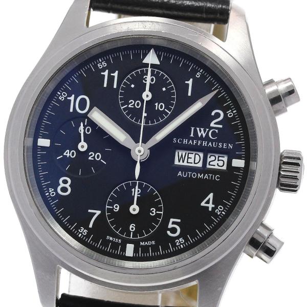 IWC IWC SCHAFFHAUSEN IW370603 フリーガー デイデイト クロノグラフ 自...