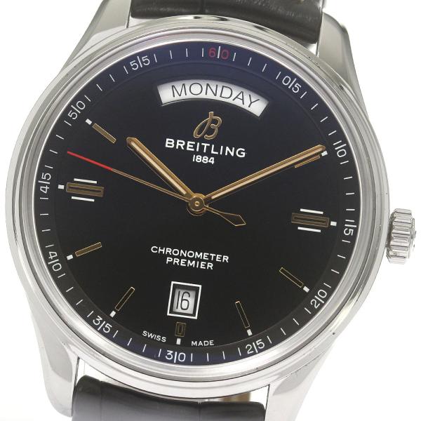 ブライトリング BREITLING A45340 プレミエ デイデイト 自動巻き メンズ _8660...