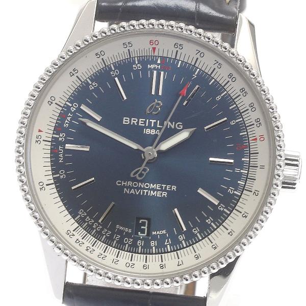 ブライトリング BREITLING A17325 ナビタイマー デイト 自動巻き メンズ 保証書付き...