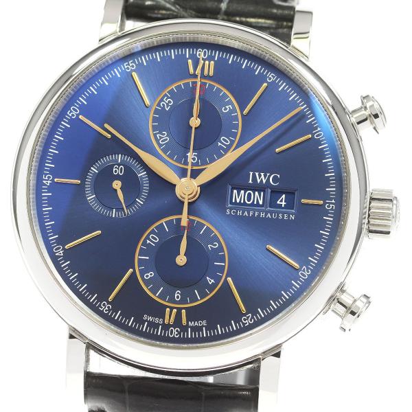 IWC IWC SCHAFFHAUSEN IW391036 ポートフィノ クロノグラフ デイデイト ...