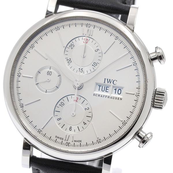 訳あり IWC IWC SCHAFFHAUSEN IW391007 ポートフィノ クロノグラフ 自動...