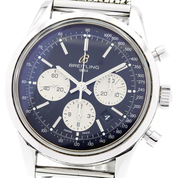 ブライトリング BREITLING AB0151 トランスオーシャン クロノグラフ 自動巻き メンズ...