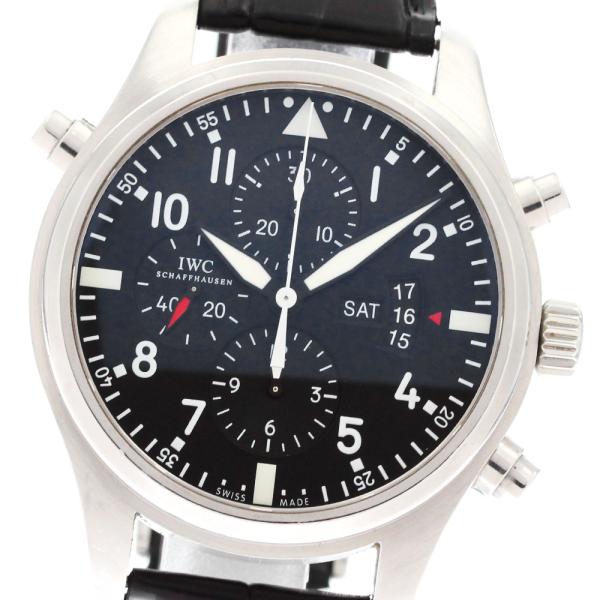 IWC IWC SCHAFFHAUSEN IW377801 パイロットウォッチ ダブルクロノグラフ ...