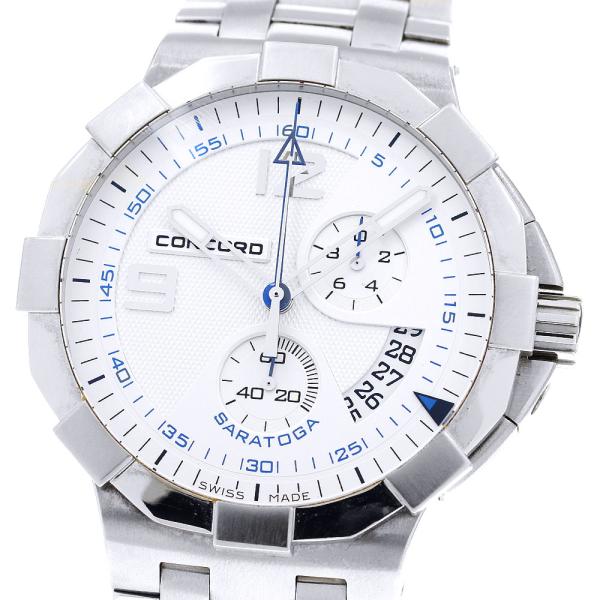 コンコルド Concord 02.6.14.1041 サラトガ クロノグラフ クォーツ メンズ _8...