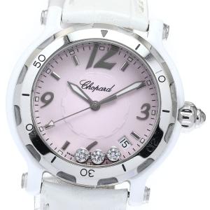 ショパール Chopard 8507 ハッピースポーツ 3Pダイアモンド クォーツ メンズ _880237